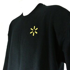 WALMART Spark Associate Black Sweatshirt Employee Uniform Shirt Size XL